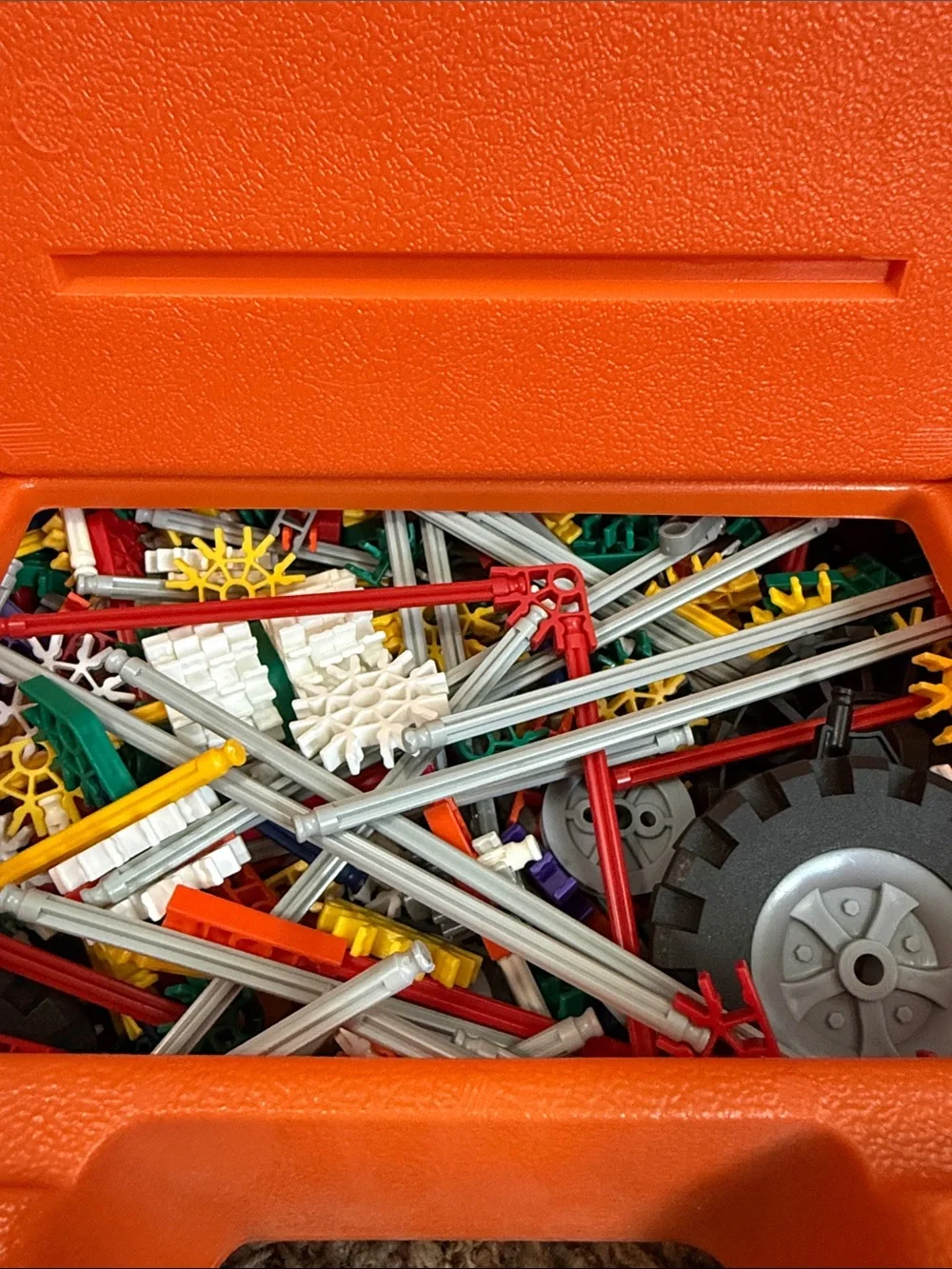 Vintage K'NEX Building Set with Original Carrying Case
